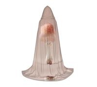 UFhgjjb L Halloween Hooded Cape - Unisex Shy Mushroom Print Cosplay Robe for Parties, Carnivals, Comic Exhibitions, and More