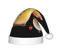 UFhgjjb Little yellow chicken duck Print Christmas Hat for Kids â€“ Holiday Headwear for Christmas, New Year, Party Favors â€“ Unisex Warm Cap