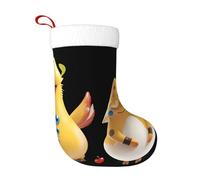 UFhgjjb Little yellow chicken duck Print Christmas Stocking 18 Inches â€“ Holiday Decor, Fireplace Hanging Accessory for Home, Xmas Tree