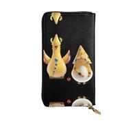 UFhgjjb Little Yellow Chicken Duck Print Leather Wallet â€“ Lightweight Bifold Clutch, Multiple Card Slots & Zipper Coin Pocket