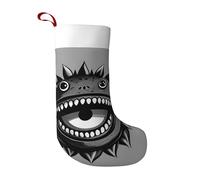 UFhgjjb Monster Illustrations Print Christmas Stocking – Large Personalized Holiday Decor, Xmas Tree Home Decoration
