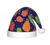 UFhgjjb Polka dot vegetables Print Christmas Hat for Kids â€“ Holiday Headwear for Christmas, New Year, Party Favors â€“ Unisex Warm Cap
