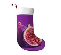 UFhgjjb Sweet figs Print Christmas Stocking – Large Personalized Holiday Decor, Xmas Tree Home Decoration