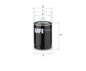 UFI 23.473.00 Oil Filter