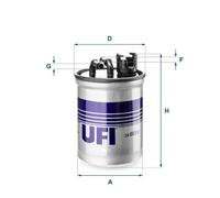 UFI 24.003.00 Fuel Filter