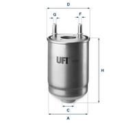 UFI 24.186.00 Fuel Filter