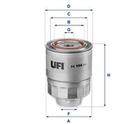 Fuel filter Filter Insert 24.196.00 UFI for HONDA ACCORD VII FR-V CR-V Mk II
