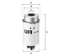 UFI 24.456.00 Fuel Filter