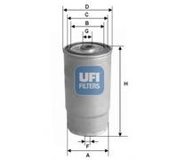 UFI 24.460.00 Fuel Filter