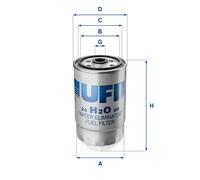 UFI 24.H2O.08 Fuel Filter