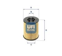 UFI 26.019.01 Fuel filter
