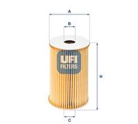 UFI 25.029.00 Oil Filter