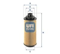 UFI 25.082.00 Oil Filter