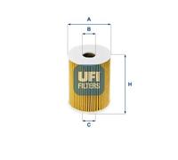 UFI 25.091.00 Oil Filter