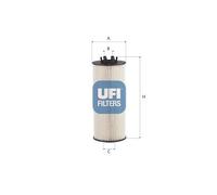 UFI 25.282.00 Oil Filter