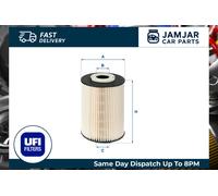 UFI 26.020.00 Fuel Filter Fits Ford Mondeo Volvo C30 C70 S40 S60 S80 V40 V50 V60