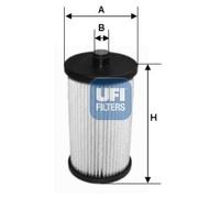 UFI 26.057.00 Fuel Filter