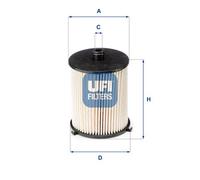 FUEL FILTER 26.073.00 FOR TOYOTA 1ND-TV 1.4L 4cyl YARIS