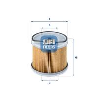 UFI 26.691.00 Fuel Filter