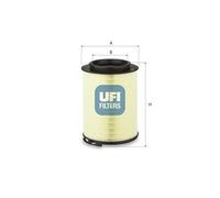 UFI 27.H25.00 Air Filter