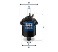 UFI 31.621.00 Fuel Filter