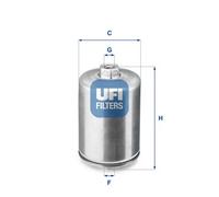 UFI 53.186.00 Pollen filter