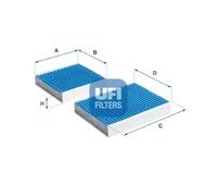 UFI 34.164.00 Argentium Cabin Filter