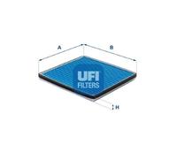 UFI 34.235.00 Argentium Cabin Filter