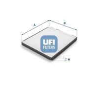 UFI 53.141.00 Pollen filter