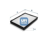 Cabin filter Particulate Filter 53.151.00 UFI for OPEL CHEVROLET