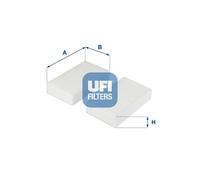 UFI Filters, Cabin Air Filter 53.253.00 | Suitable for cars, Applicable to Various Models of BMW and BMW Alpina