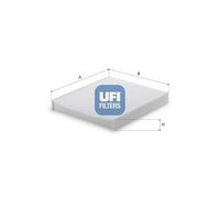 UFI 53.540.00 Pollen filter