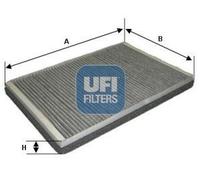 UFI Cabin Air Filter Activated Carbon 33mm Height Fits Renault Espace 54.174.00