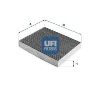 UFI Cabin Air Filter Activated Carbon 35mm Height For Porsche Panamera 54.284.00