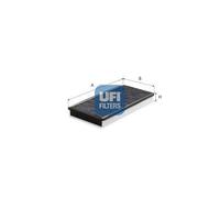 UFI Cabin Air Filter Insert 34mm Height For Porsche 911 Boxster Cayman 54.389.00