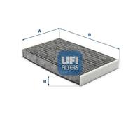 Cabin filter Activated Carbon Filter 54.319.00 UFI for OPEL CITROËN