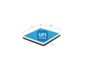 UFI Cabin Pollen Air Filter Antibacterial Action Fits Chevrolet Spark 34.253.00