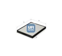 UFI Cabin Pollen Air Filter Antibacterial Action Fits Hyundai Accent 53.400.00