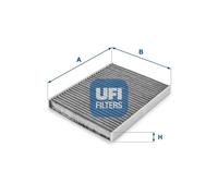 UFI Filters, Cabin Air Filter 54.103.00, Replacement Cabin Air Filter, Suitable for Cars, Applicable to Various Models of Chrysler, Fiat and Lancia
