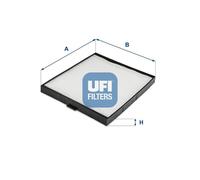 UFI Cabin Pollen Air Filter Particulate 21mm Height Fits Kia Sedona 53.240.00