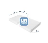 UFI Cabin Pollen Air Filter Particulate 30mm Height Fits Alpina BMW Rolls-Royce