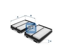 UFI Filters, Cabin Air Filter 53.234.00, Suitable for Cars, Applicable to Various Models of BMW and BMW Alpina
