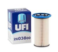 UFI Filters, Fuel Filter 26.038.00, Replacement Fuel Filter, Suitable for Cars, Applicable to Various Models such as Audi, Seat, Skoda, and Volkswagen