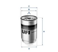 Fuel filter Filter Insert 24.371.00 UFI for FORD METROCAB