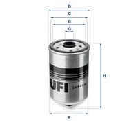 UFI Fuel Filter Fits Volvo S60 S80 V70 XC70 Cross Country XC90 24.441.00