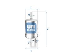 UFI 53.243.00 Pollen filter