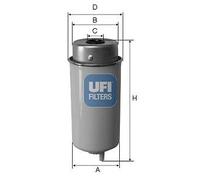 UFI 24.458.00 Fuel filter