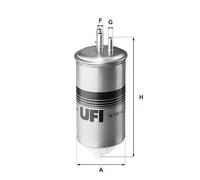 UFI Fuel Filter Insert 207mm Height 80.3mm Diameter Fits Dacia Duster 24.116.00