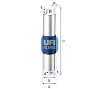 UFI Fuel Filter Insert 315mm Height 55mm Diameter Fits BMW 3 Series Z3 31.847.00