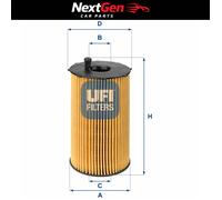 UFI Filters 25.066.00 Oil Filter